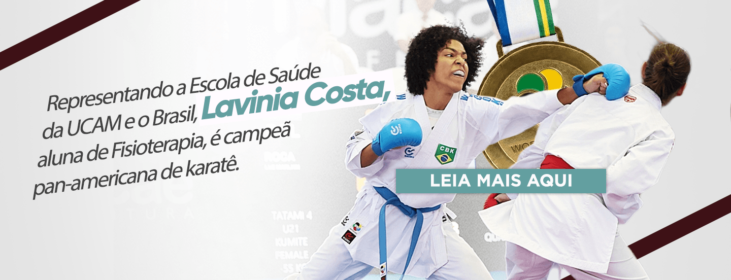 Lavinia Costa, aluna-atleta da UCAM